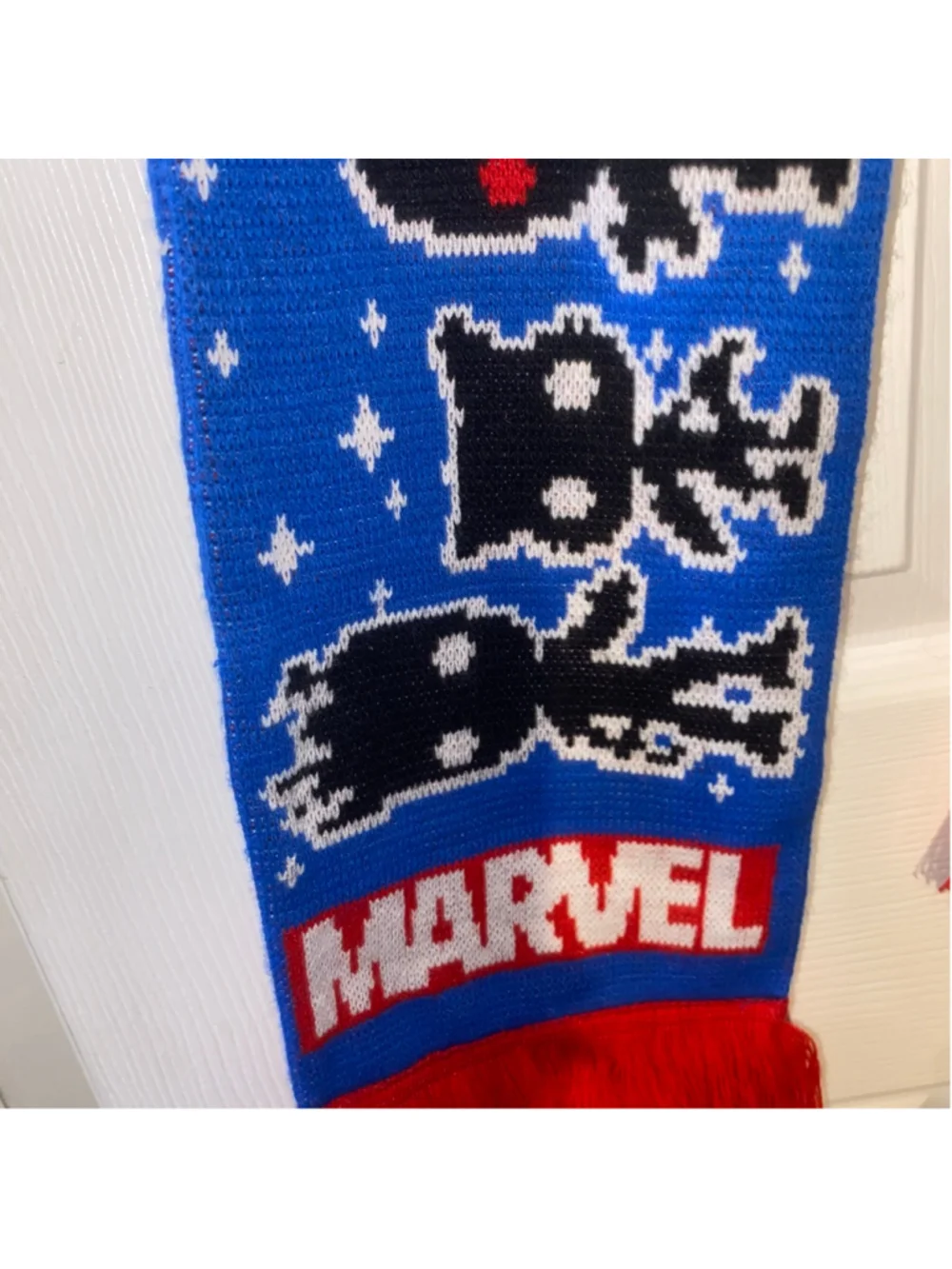Women's Marvel Guardians of the Galaxy Knit Scarf Blue One Size